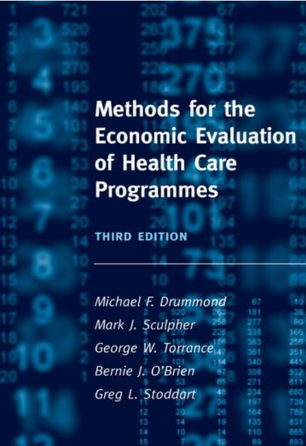 Methods for the Economic Evaluation of Health Care Programmes